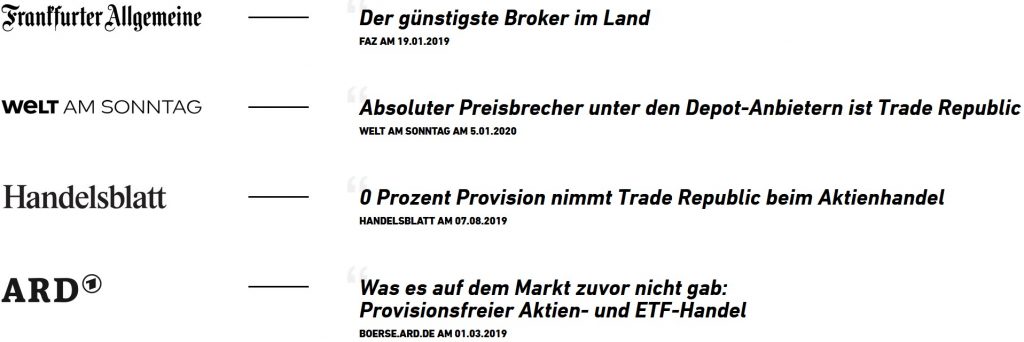 Trade Republic wird mit Lob überhäuft!